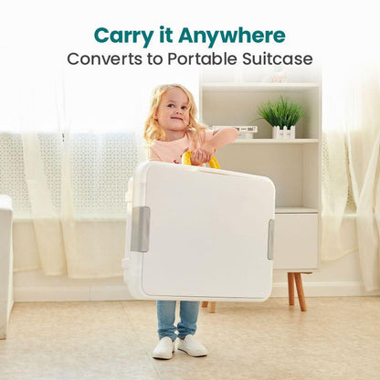 R for Rabbit Little Genius Learner Kids Study Table Set with Chair