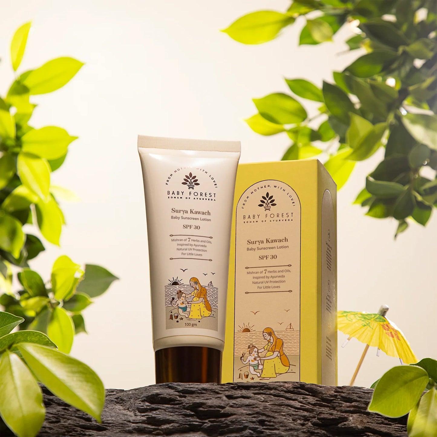 Baby Forest Surya Kawach Baby Sunscreen Lotion