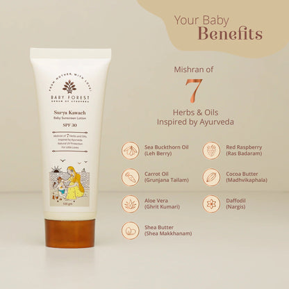 Baby Forest Surya Kawach Baby Sunscreen Lotion