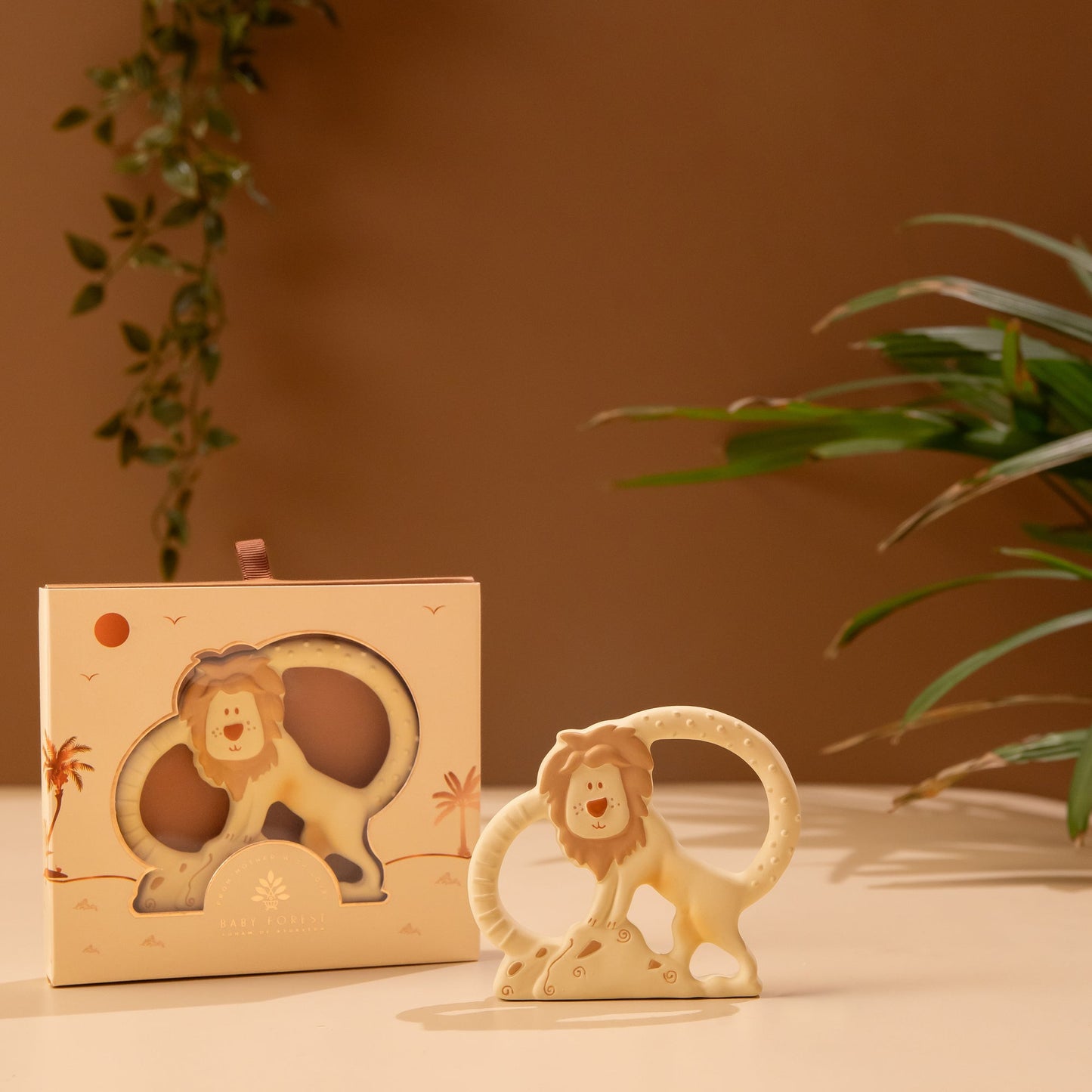 Baby Forest Natkhat Sher Natural Rubber Baby Teether