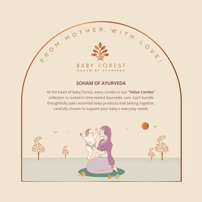 Baby Forest Neer 99.9% Water Baby Wipes - Pack of 4