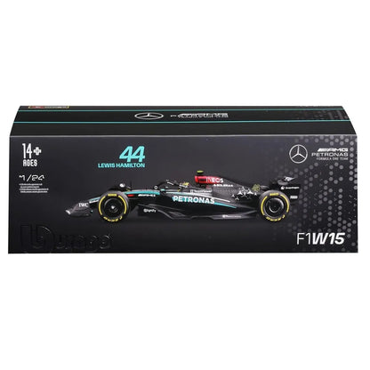 Bburago 1/24 Mercedes-AMG F1 W15 #44 Lewis Hamilton Diecast Model