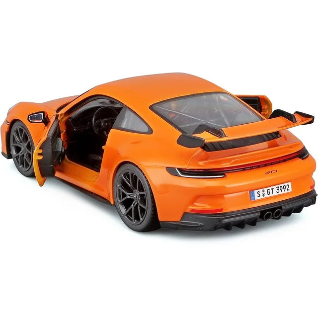 Bburago 1/24 Scale 2022 Porsche 911 GT3 (Orange) Diecast Car Model