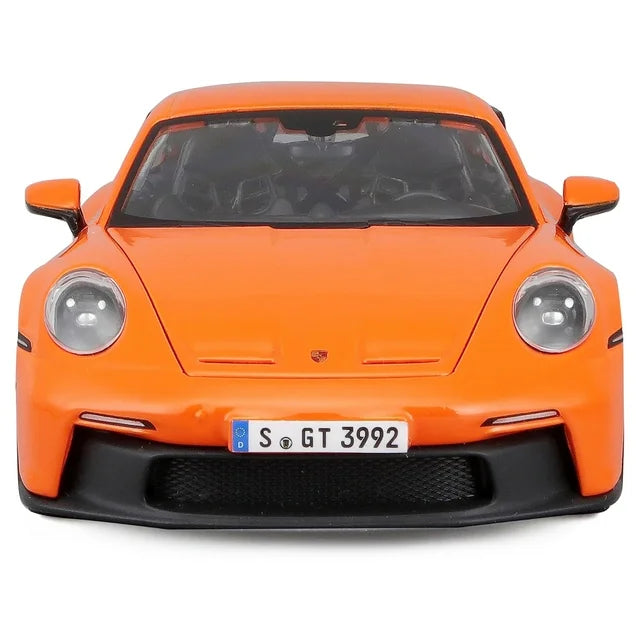 Bburago 1/24 Scale 2022 Porsche 911 GT3 (Orange) Diecast Car Model