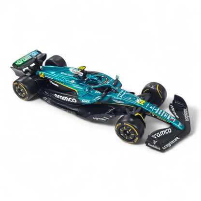 Bburago 1:43 Scale Aramco Aston Martin AMR25 2025 Formula 1 Model #14 Fernando Alonso