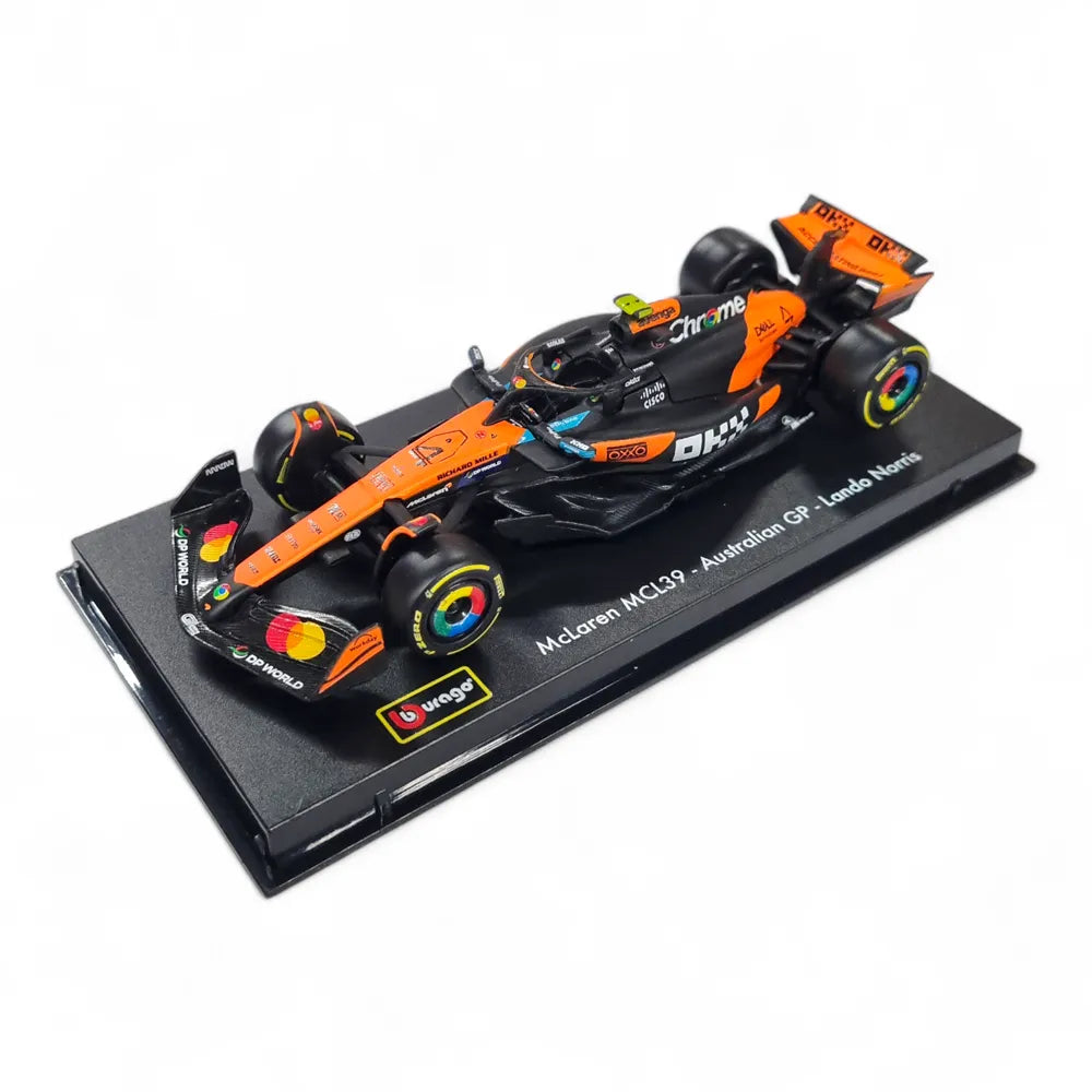 Bburago 1:43 Scale Mclaren MCL39 Australian GP 2025 Formula 1 Model #4 Lando Norris