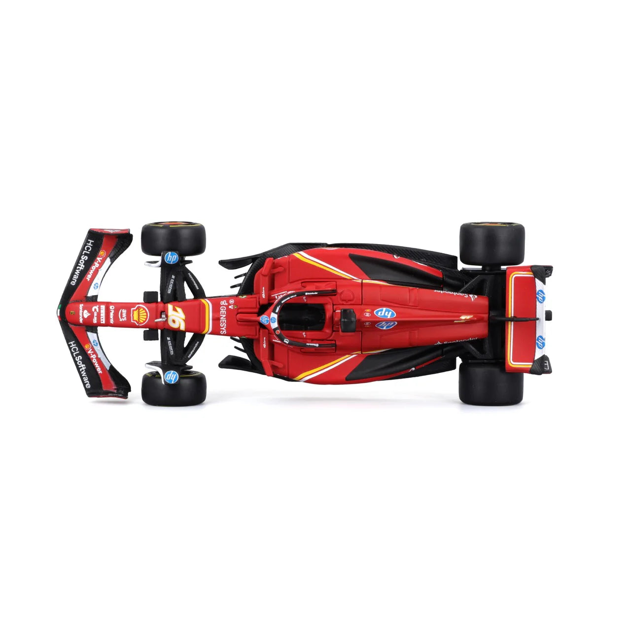 Bburago 1/43 Scale Scuderia Ferrari 2024 SF24 Formula 1 Model #16 Charles Leclerc