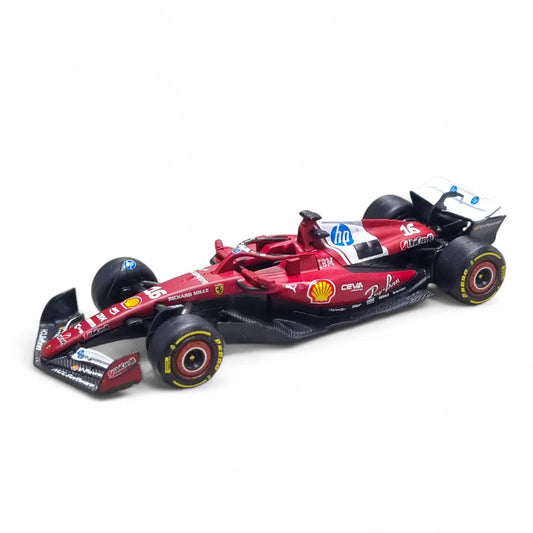 Bburago 1/64 Scale Scuderia Ferrari 2025 SF25 Formula 1 Model #16 Charles Leclerc