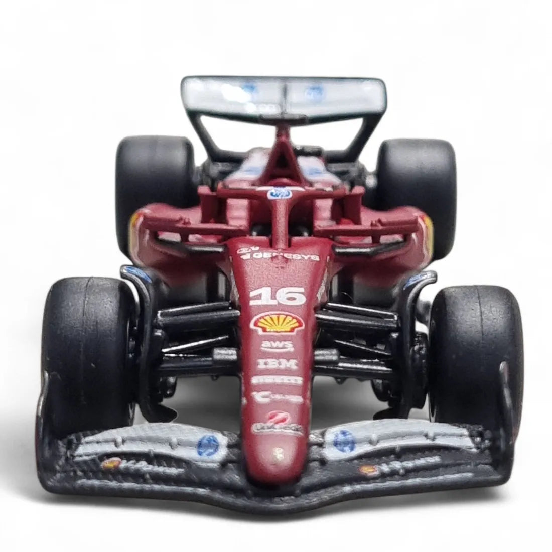 Bburago 1/64 Scale Scuderia Ferrari 2025 SF25 Formula 1 Model #16 Charles Leclerc