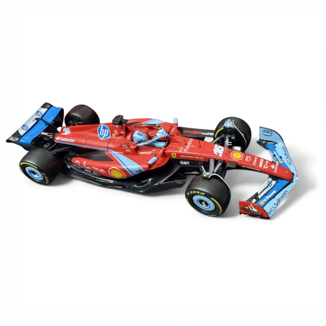Bburago 1/18 Ferrari SF-24 Formula 1 #16 Charles Leclerc Maimi GP