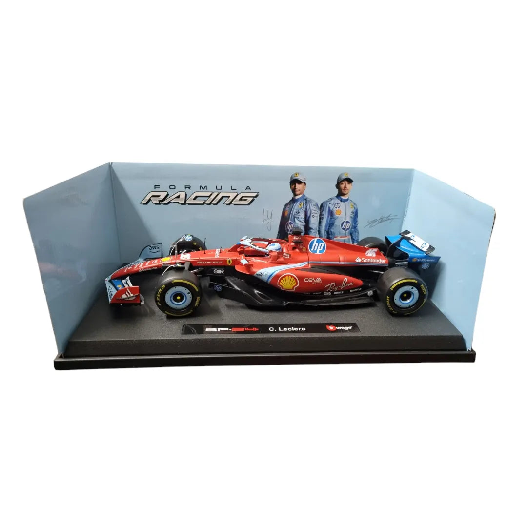 Bburago 1/18 Ferrari SF-24 Formula 1 #16 Charles Leclerc Maimi GP