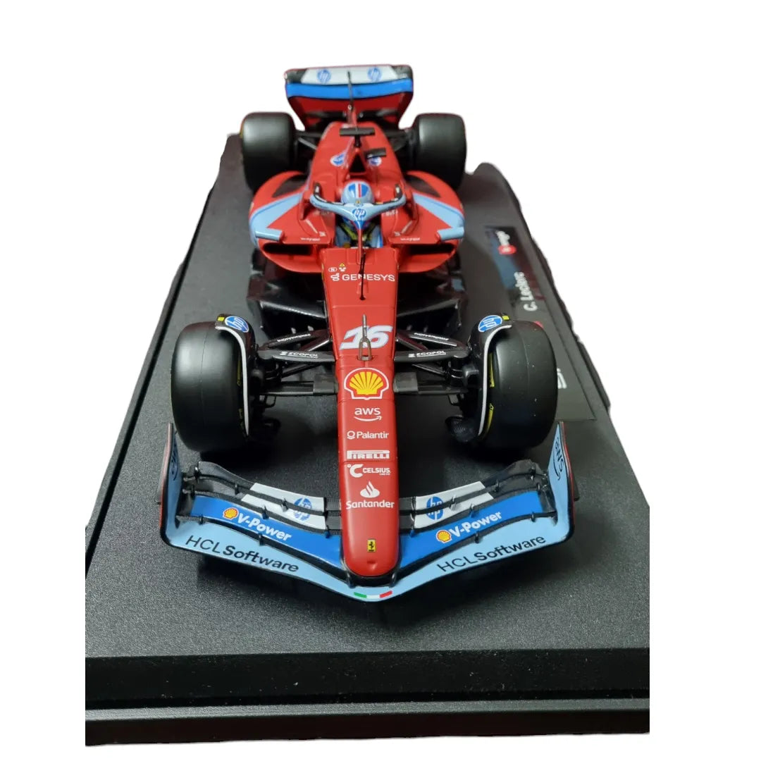Bburago 1/18 Ferrari SF-24 Formula 1 #16 Charles Leclerc Maimi GP