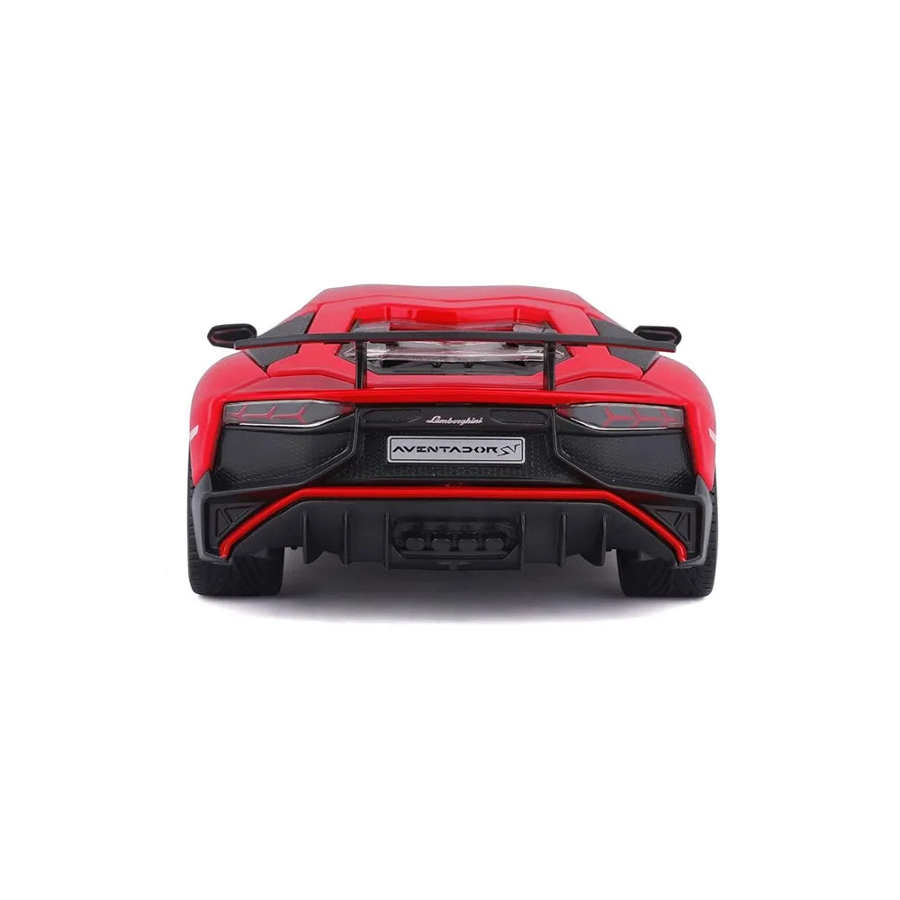 Bburago 1/24 Scale Lamborghini Aventador SV Coupe Diecast Car Red