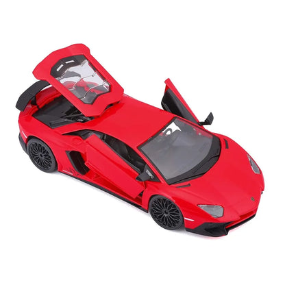 Bburago 1/24 Scale Lamborghini Aventador SV Coupe Diecast Car Red