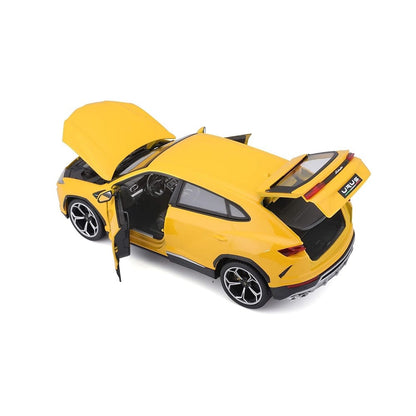 Bburago 1/18 Scale Lamborghini Urus Diecast Model for Collectors Yellow