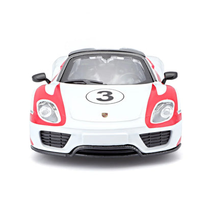 Bburago 1/24 Scale Porsche 918 Weissach Diecast Car