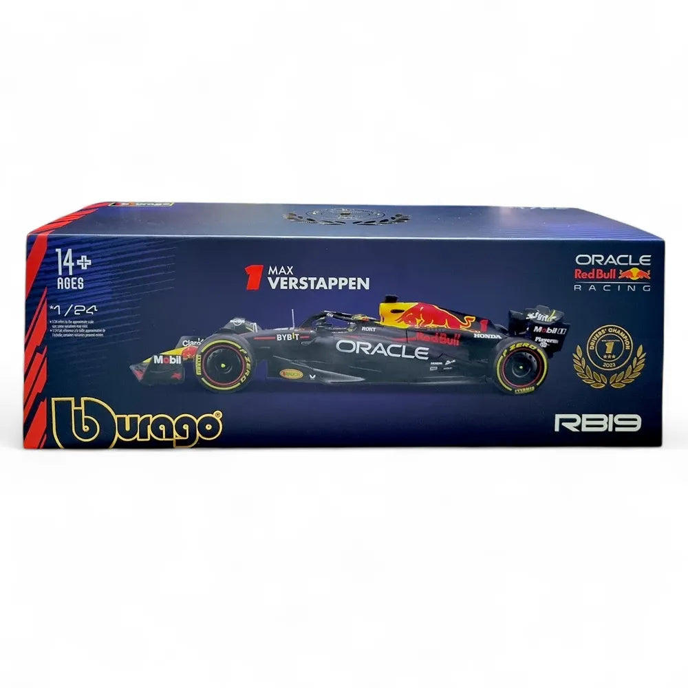Bburago 1:24 2023 Oracle Red Bull RB19 #1 Max Verstappen Formula #1 Car