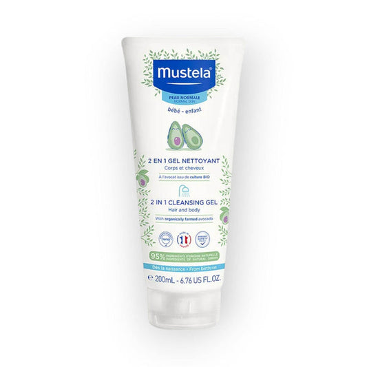 Mustela 2 in 1 Cleansing Gel - 200 ml