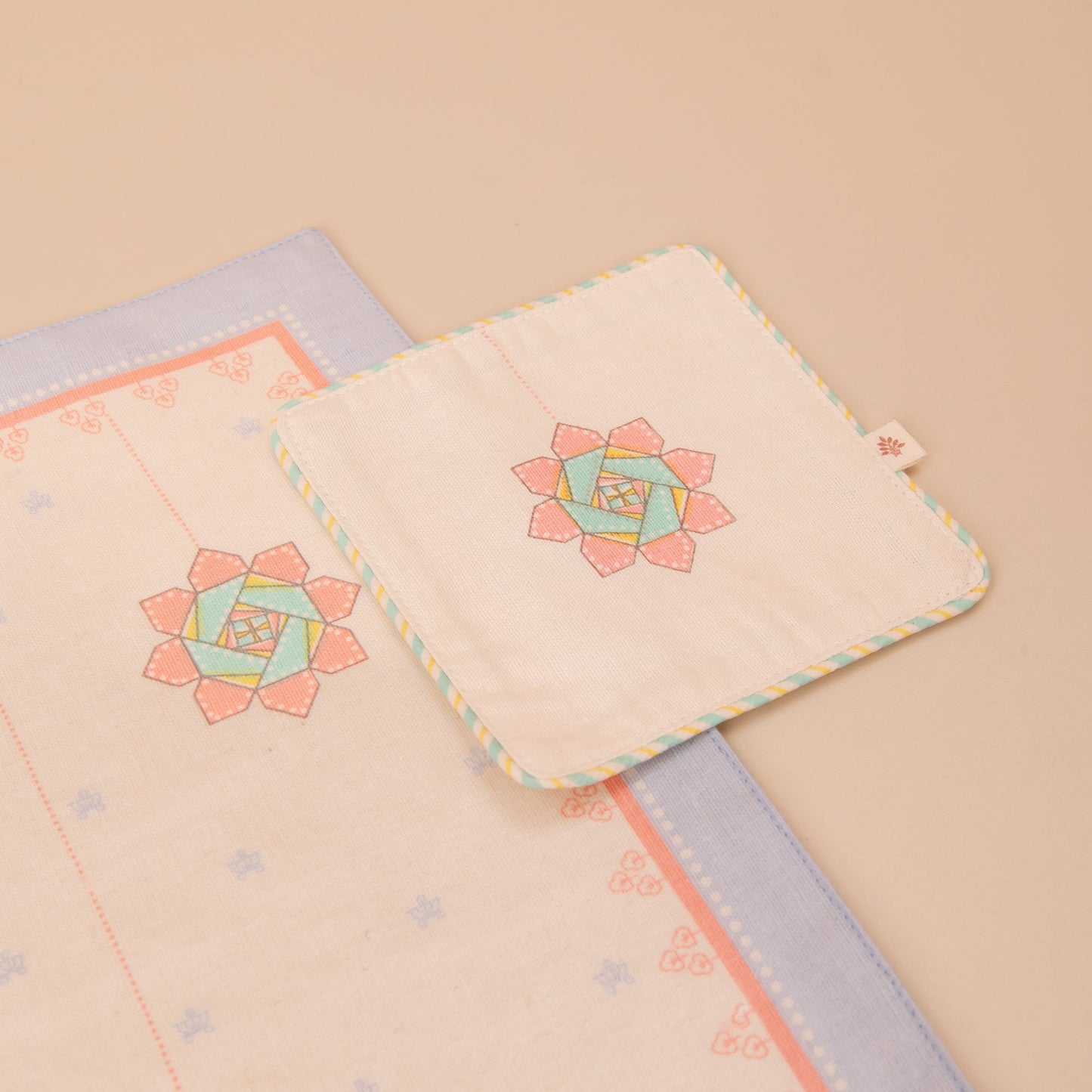 Baby Forest Dining Mat and Coaster Set for Kids