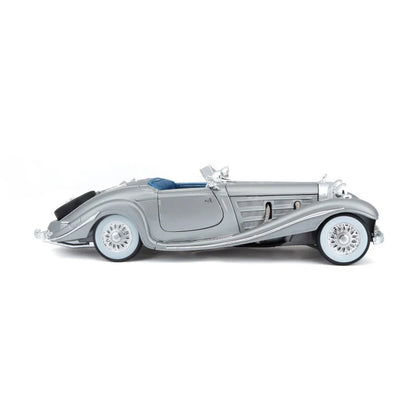 Maisto 1:18 Scale Mercedes-Benz 500K Typ Special Roadster 1936 Diecast Car Model Silver