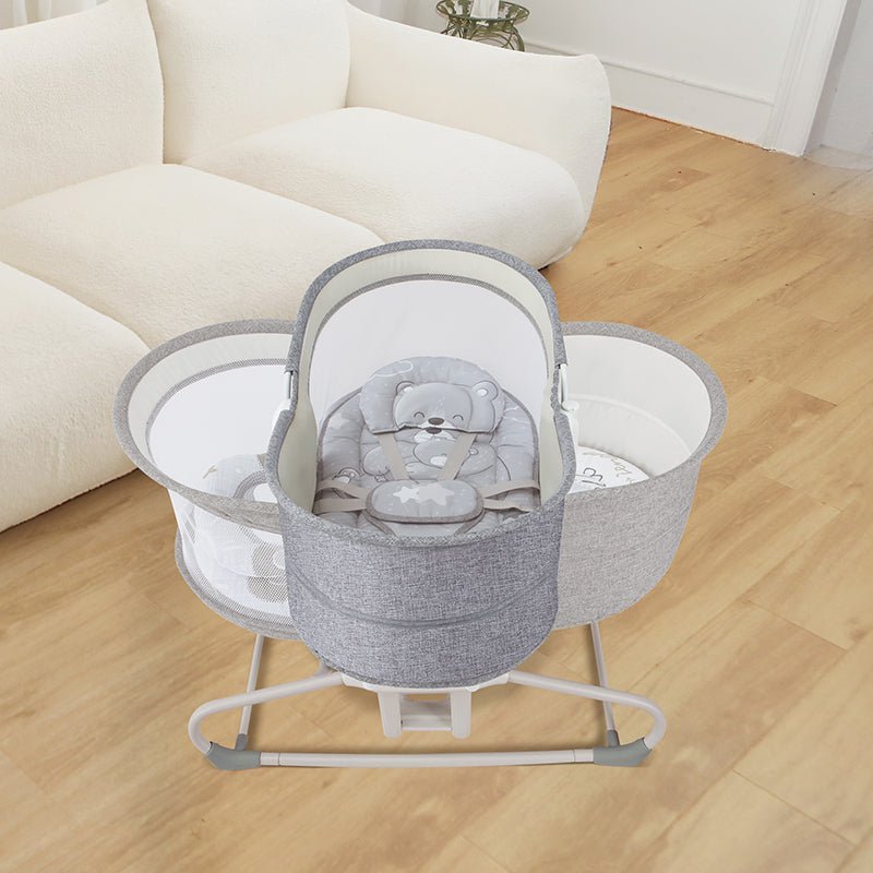 Mastela Bassinet 4 In 1 Swing & Bassinet- Lt. Grey
