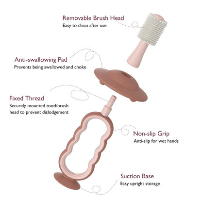 Momcozy Baby 360 Soft Silicone Bristles Tooth Brus