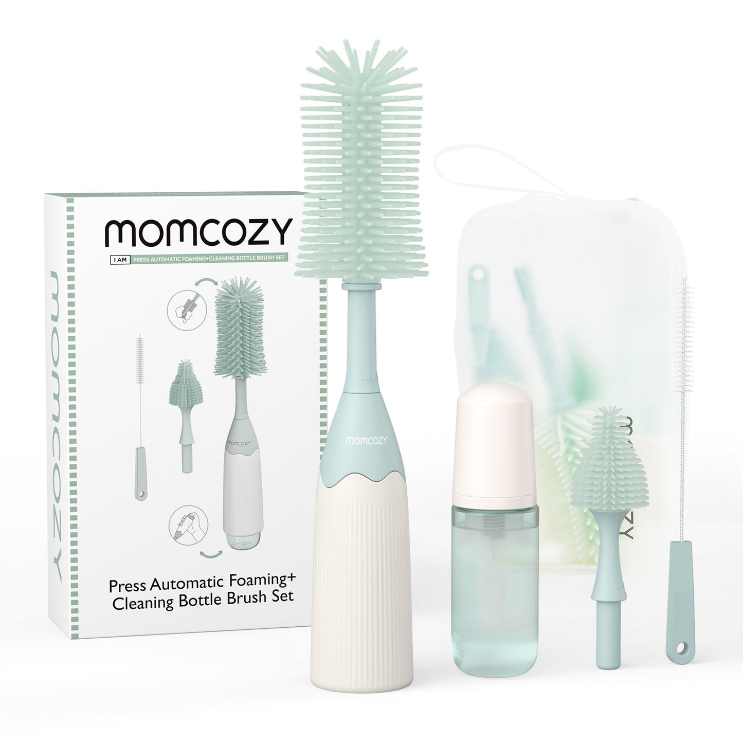 Momcozy Push-Press Design Bottle Brush Kit