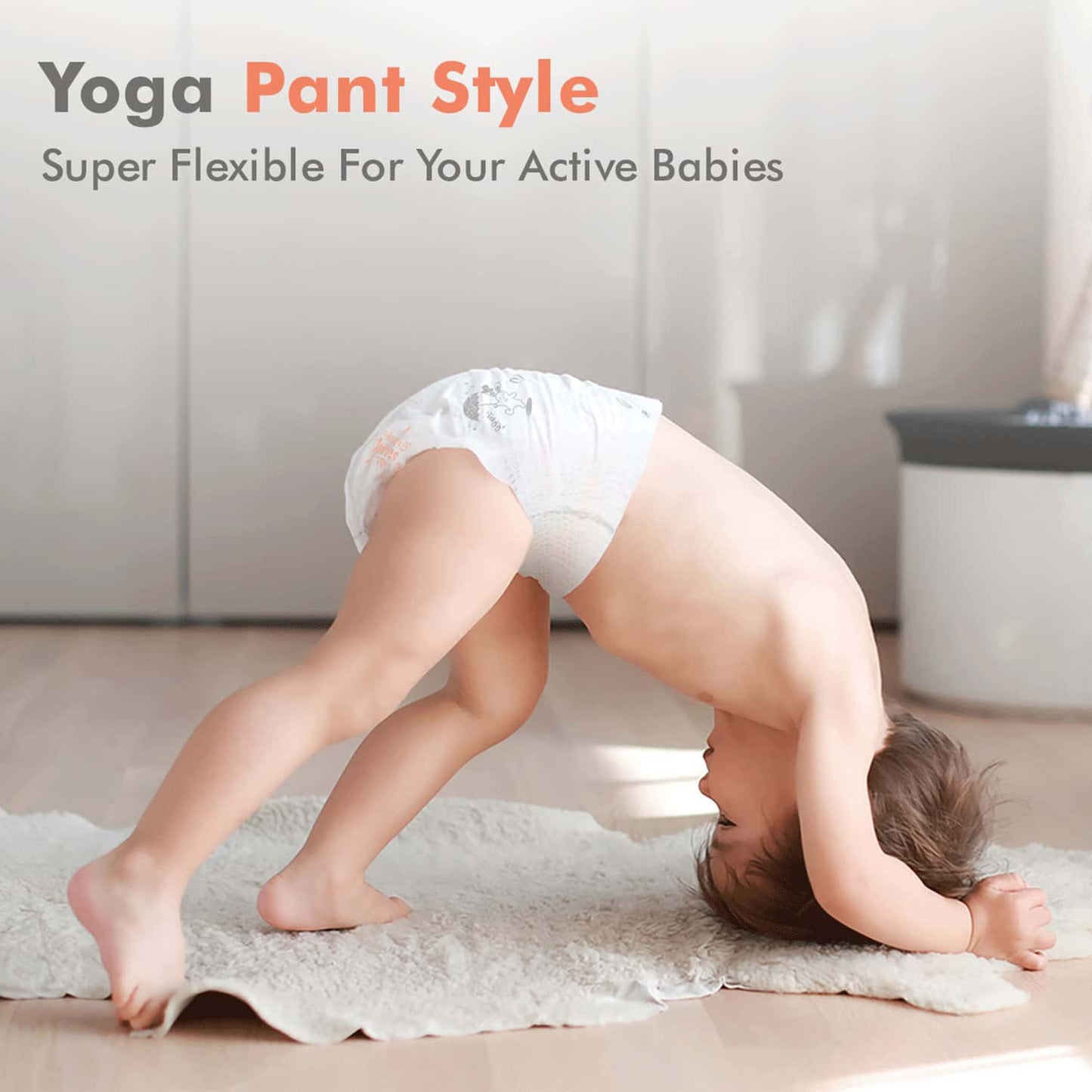 R for Rabbit Feather Diapers L