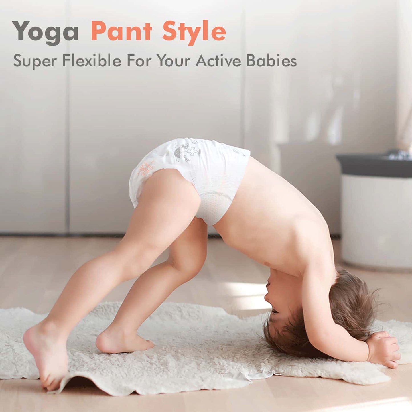R for Rabbit Feather Diapers XXL